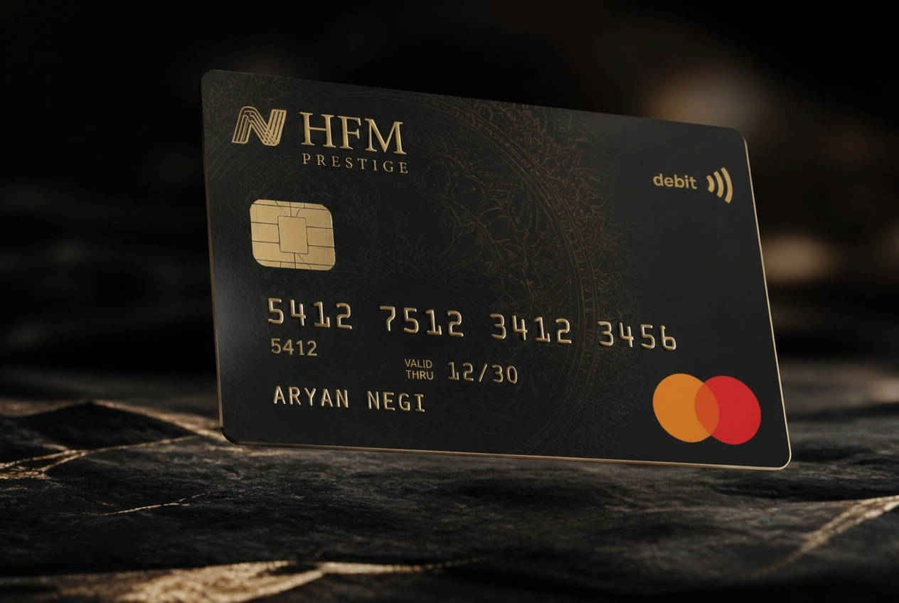 Excellent Prestige ATM Mastercard debit card